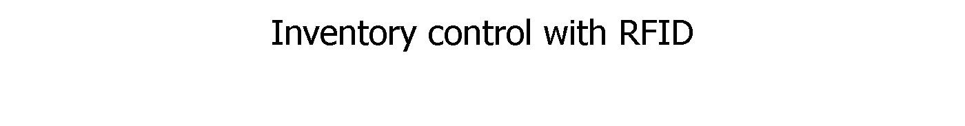 Inventory control with RFID 